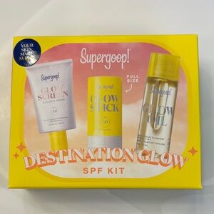 Supergoop! Destination Glow SPF Kit with Glow Products